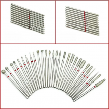 10pc Diamond Nail Drill Cuticle Clean Bit Set Milling Cutter for Manicure Electric Cutter Bits Accessories Dead Skin Remove Tool