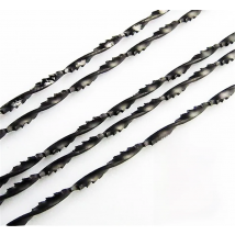 Free Shipping 12Pcs 130mm Scroll Saw Blades 5# Jig Saw Blades Spiral Teeth 8 Kinds Wood Saw Blades For Carving 12Pcs With Chuck