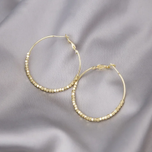 BLIJERY New Shiny Hoop Earrings for Women Oorbellen Geometric Circle Earrings Female Fashion Jewelry Boucles d'oreill