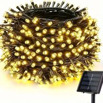 1pc Solar String Lights 104FT-39FT 8 Lighting Modes Solar Powered Outdoor Lighting Fairy Lights for Tree Garden Homes Decor