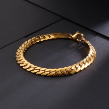 4/5/7mm Snake Chain Shiny Polished Link Couple Bracelet Simple Stainless Steel Trend jewelry