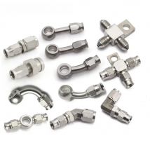 EPMAN 1PC Stainless Steel AN3 to AN -3 Straight Brake Swivel Hose Ends Car Fitting EPSCGPJ