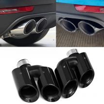 Car Exhaust Parts For Porsche Macan 2.0T 2014 to 2025 Replacement Quad Exhaust System Nozzles  Muffler Tailpipe