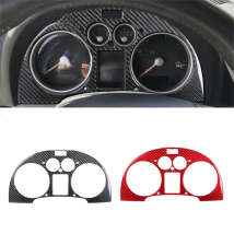 Carbon Fiber Car Instrument Panel Decorative Frame Dashboard Cover Stickers Trim For Audi TT MK1 8N 2001-2006 Interior