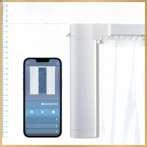 Smart Curtains Automatic Curtain Motor System 3rd G Shorter Tuya Wifi Electric Drive Track eaves Support Alice Google Assist