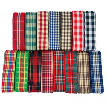 5 Yards 25mm Plaid Ribbon Grid Printed Ribbon For Christmas Wedding Party Decoration DIY Bow Gift Wrapping Handmand Crafts