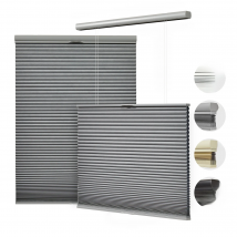 Persilux Top Down Bottom Up Honeycomb Blinds, Day/Night Cellular Shades for Windows, Cordless Accordion Shades for Home, Office