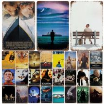 Classic American Films Metal Sign Old Movie Metal Plaque Poster Vintage Wall Plate Bar Club Wall Decor Retro Home Decor