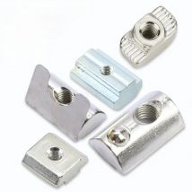 20pcs M3 M4 M5 M6 M8 T Slot Nut Tee Sliding Nut Hammer Spring Ball for 20 30 40 45 Series Aluminum Profile Extrusion
