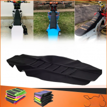Black Dirt Bike Enduro Ribbed Traction Seat Cover Cushion Pad for Honda Kawasaki KLX KXF CRF CR XR CRM WR YZ RM 125 250 450 500