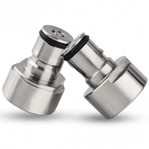 Ball Lock Conversion Kit,Sankey Keg Coupler Adapter FPT 5/8 Thread Stainless Steel Ball Lock Quick Disconnect Gas & Liquid Post
