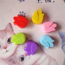 20 pcs/lot 3cm 5cm silicone chocolate mold tulip cupcake cake mold baking tools DIY mini soap mold