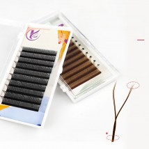 LAKANAKU Y Eyelashes Shape Flowering Lashes cilia and brazilian volume 8-15mm Size Lashes All Cilios Y Tray Eyelash Extension