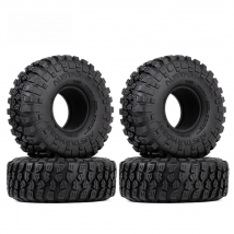 INJORA 4Pcs 121*45MM Soft Rubber Tyre 1.9" Wheel Rock Terrain Tire for 1/10 RC Crawler Car TRX-4 Axial SCX10 90046