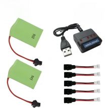 3.7V 500mAh 523048 li-ion Battery + Charger for Remote Control Electric Dinosaur Toys battery For RC leaning machine Hand drum