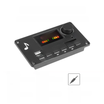 80W 100W Amplifier 12V Bluetooth 5.0 Audio MP3 Decoder Board Color Screen Supports Call Recording USB TF LINE IN FM BLUETOOTH