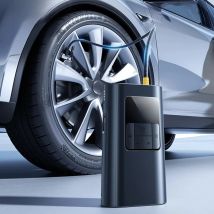 Baseus 2 in 1 Car Air Pump Wired/Wireless Car Air Compressor Dethable Flashlight 6000mAh Power Bank Portable Tire Inflator Pump