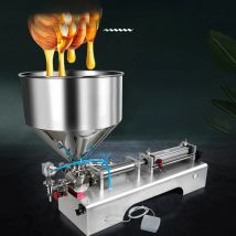 Semi Automatic Lotion Bottle Cosmetic Filling Machine Commercial Water Beverage Honey Cream Piston Paste Packaging Machine