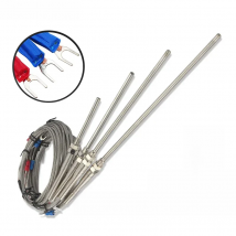 Thermocouple M8 PT100 Type 1m 2m 3m 4m 5m Temperature Sensor 50mm 150mm 100mm 200mm Probe Screw Thread Cable -200-600 degrees