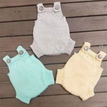 Newborn Photography Props Hand-knitted Milk Cotton Wool Yarn Pants Clothing