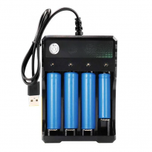 2 3 4 Slots 18650 Battery Charger For 3.7V Rechargeable Lithium AC 110V/220V 10440 14500 16340 16650 14650 18350 18500 Batteries