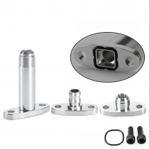 An10 2" 51 T25 Turbo Oil Drain Return Flange Adapter electric turbo Process Leakproof For garrett T3 T4 GT28 GT30 GT35