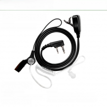 2 Pin PTT MIC Headset Covert Acoustic Tube In-ear Earpiece For Kenwood TYT Baofeng UV-5R BF-888S CB Radio Accessories