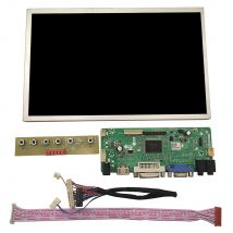 10.1 Inch HSD100IFW1 1024x600 LCD Display Screen + HDMI VGA Audio DVI Control Driver Board Monitor LVDS 30PINS Panel
