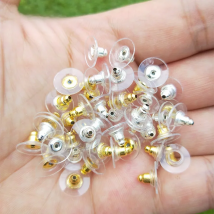 Stud cap Earring Back Plug Cap Lifters Earring Backs Hooks Stoppers earplugs DIY Making Jewelry Findings Accessories