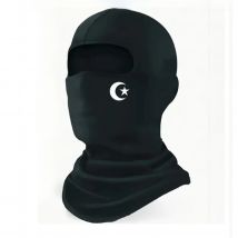 Musion Motorcycle Balaclava Star Moon Fashion Print Sun Protection Full Face Mask Breathable Mask Balaclava Bicycle Cycling
