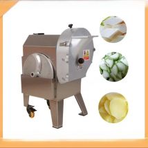 Industrial Stainless Steel Electric Big Vegetable Fruit Sheet Cube Slicer Machine Cutter