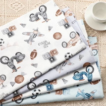 100% Cotton Fabric Dress Cotton Patchwork Cloth DIY Sewing Quilting Fat Quarters Material For Baby&Child Tecidos Motorcycle