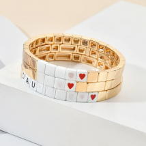 ZMZY Gold color Pulseira Mama Girl Boy Family Bracelet Metal Stone Bracelets & Bangles for Women Jewelry Femme Love Berloque