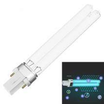 G23 / 2G7 UVC Lamp 253.7nm 254nm Water Air Purification 5W 7W 9W UVC H Shape Tube