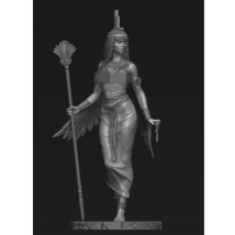 75mm Scale Resin Model Figure GK,Egypt Goddess Isis,Unassembled and Unpainted Kit