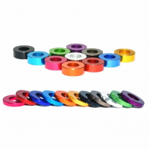 10pcs/lot Flat washers M3 M4 M5 M6 M8 M10 Corlorful Aluminum alloy Flat Gasket washer for RC part