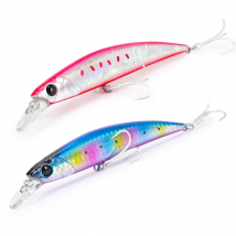 TSURINOYA NEW COLOR Sinking Minnow 110S DW77 110mm 22g Long Casting Fishing Lure Large Trout Seabass Sea Fishing Hard bait
