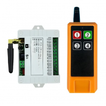 Ndustrial Sector DC12V 24V 36V 4CH RF Wireless Remote Control Switch Radio Receiver With 2000M Long Distance Remote controller
