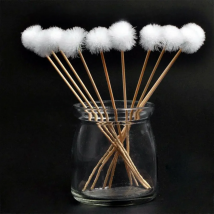 2PCS Goose Feather Earpick Wax Remover Curette Adult Bamboo Handle Ear Dig Tools Spoon Cleaner Stick Health Care