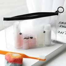 Travel Cosmetic Bags PVC Waterproof Transparent Women Portable Make Up Bag Toiletry Organizer Storage Makeup Bag Wash Pouch