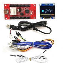 Raspberry Pi Pico Zero USB Board with Encoder for PC PS4 Switch Arcade Joystick Hitbox Controller Oled Cable DIY Gaming Parts Ki