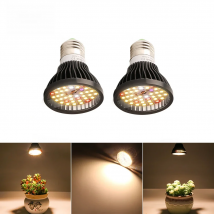 2pcs 4pcs 10pcs 40W E27 led grow light 56leds  full spectrum small size plant bulbs for indoor potted plants flowers