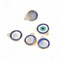 Luckey Eye Drop Dangle Earring Black Evil Eye Fashion jewelry Making Earring Hanging Accessories Components 5pcs/lot EY6243