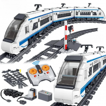 941pcs City Electric Harmony Rail Remote Control Building Blocks High-speed Rail Train Track RC Car Brick Toy for Children Gifts
