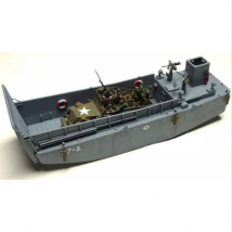 DIY1/16 LCM3 US Army Landing Craft Normandy 1944 Remote Control Simulation Manual Ship Model Kit