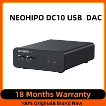 NEOHIPO DC10 USB Mini decodificatore audio DAC desktop, convertitore D/A conveniente, ingresso USB/COA/OPT, uscita RCA, 32 bit/768 KHz DSD256