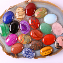 40x30MM Opal/Crystal/Rose Quartz/Rhodonite/Tigereye/Sodalite/Lapis/Sandstone/Aventurine/Agate/ Stone Oval Cabochon CAB GEM