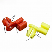 KE LI MI 60pcs(30pairs) Car Left Right Door Side Lock Latch Rod 4mm Size Clip Plastic Retainer Clips