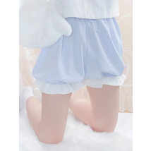 Sweet Chic Lolita Safety Shorts Japanese Women Gothic Lace Ruffles Stretchy Underpants Cute Short Pants Girly Kawaii JK Bloomers