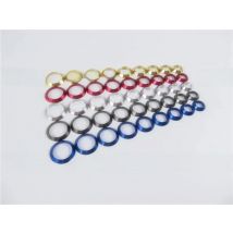 Decorative Ring for Fishing Rod, Aluminum Part, Repair Components, Wincheck, DIY, Big Size I, D: 17mm ~ 22mm, Mix Size